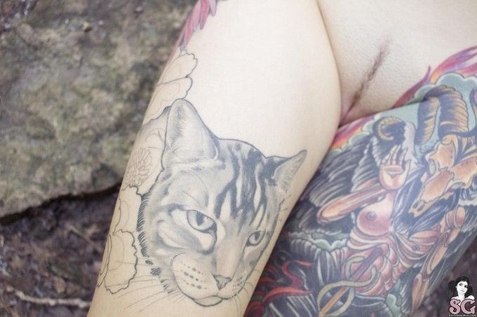Milenci Gostosa Tatuada da Suicide Girls Pelada - Foto 39