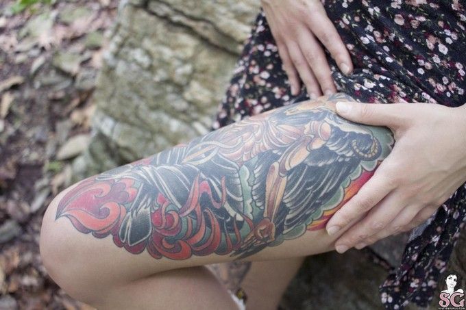 Milenci Gostosa Tatuada da Suicide Girls Pelada - Foto 4