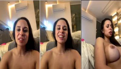 Jessica Minassian mostrando seu grelo inchado