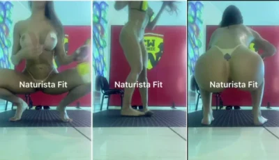 Mais um video da brasileira Naturista Fit pelada