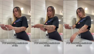 Anitta Hot toda safada simulando uma punheta na torneira