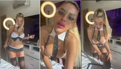 Anto Pane usando uma roupa sexy
