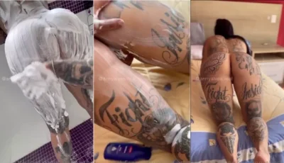 Video da Anny Alves recebendo uma massagem gostosa