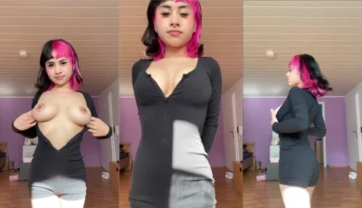Piranha cashbxnny exibindo as tetas grandes