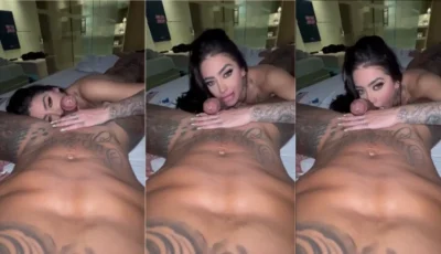 Mc Mirella lambendo a pica do Dynho Alves