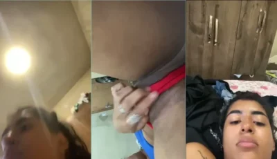Raiany Keise de calcinha e sutiã