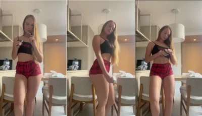 Caroline Rieger xxx onlyfans da gata de short vermelho
