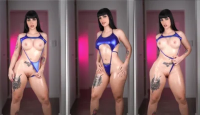 Demon Mika bunduda do onlyfans mostrando cuzão
