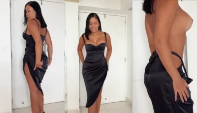 Lina Nakamura ficou completamente nua