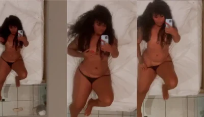 Marlana Barboza video da gostosa negra na cama de motel