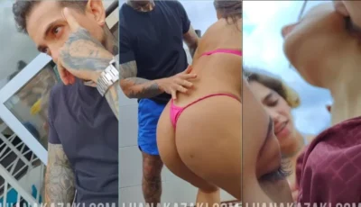 Only fans Luana Kazaki provocando o tatuado