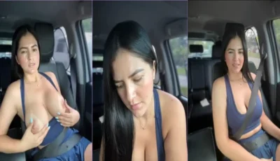 Onlyfans Carolina Novoa exibindo as tetas dentro do carro