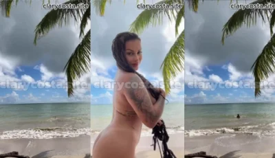 Clary Costa privacy gostosa peladona na praia