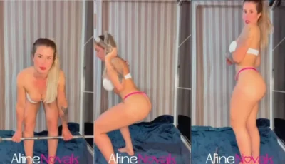 Aline Novak video adulto da gata loira sexy