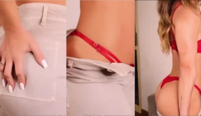Aricia Silva de lingerie exibindo corpão