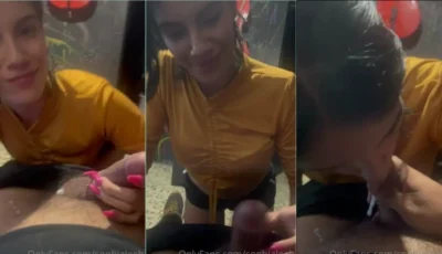 Caiu na net a Sophia Leeh provou o esperma do cara que conheceu no bar