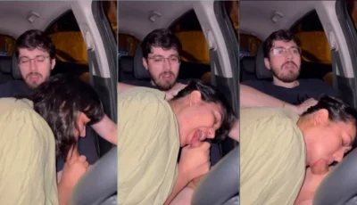 Casal Nerd transando dentro do carro