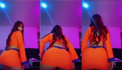 Danyancat excitada se exibindo toda