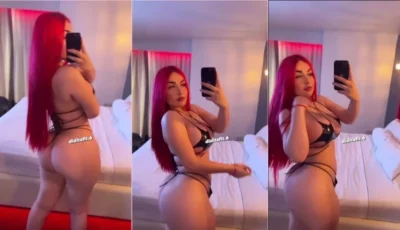 Diditafit exibindo o rabão gostoso demais