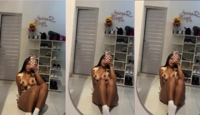 Famosinha Sharick Logatto provocando com seios de fora