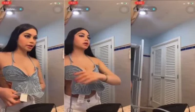 Jailyne Ojeda video adulto da morena no espelho