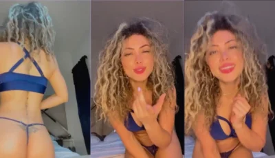 Onlyfans Chris Maither só de calcinha e sutiã