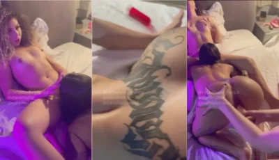 Safadinha Dani Motta sendo chupada na putaria lesbica
