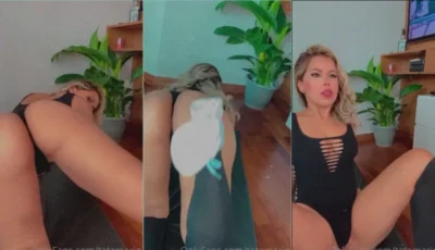 Tata Marin sensualizando com carinha de safada