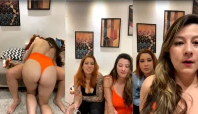 Veja a Bella Mantovani beijando a amiga na boca