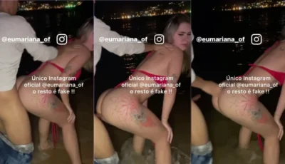 Amadora Mari Ladeira fudendo na praia
