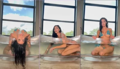 Amber morena cavala na banheira toda sensual