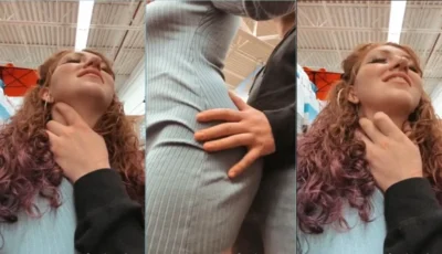 Anita Playa sendo encoxada no mercado