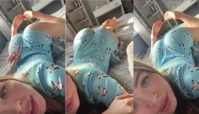 Baby vettu rabuda gata de pijama se mostrando