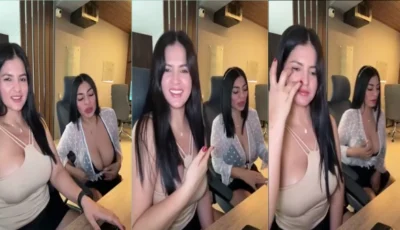 Carolina Novoa e a amiga adora fazer lives se exibindo para seus fãs