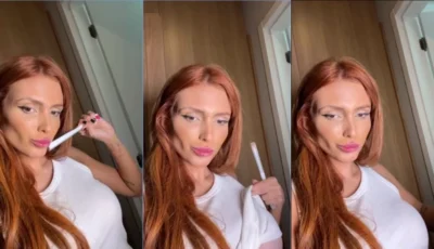 Cenas da Fernanda Campos provocando com suas belas tetas