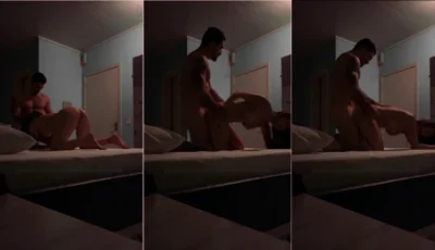 Cheia de tesão, a Bruna Storck fica de quatro e deixa o cara meter tudo
