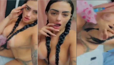 Ella Candy gostosa peituda filmando corpão nu