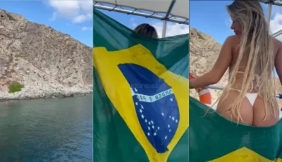 Japanesebr se exibindo em cima da lancha