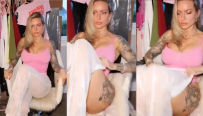 Kayleigh swenson peituda de maiô socado