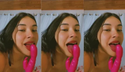 Laura Silva video gata morena novinha com consolo