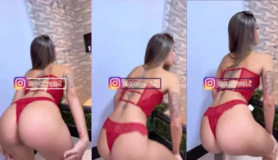 Material intimo da gostosinha @a.allvess2 rebolando a bunda