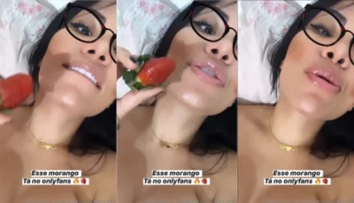 Monaliny Dj deitada com cara de safada