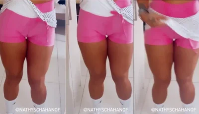 Nathy Schahanof linda demais se exibindo