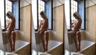 Parte do video onde a eucharry está lavando a bucetinha