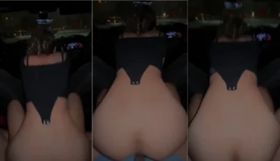Piranha ficou tão excitada que deu pro motorista do uber