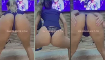 Rakel Silva balançando a bunda gostosa